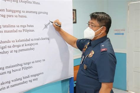 Rd Leysa Leads Disiplina Muna Campaign At Pnp Regional Office Xii
