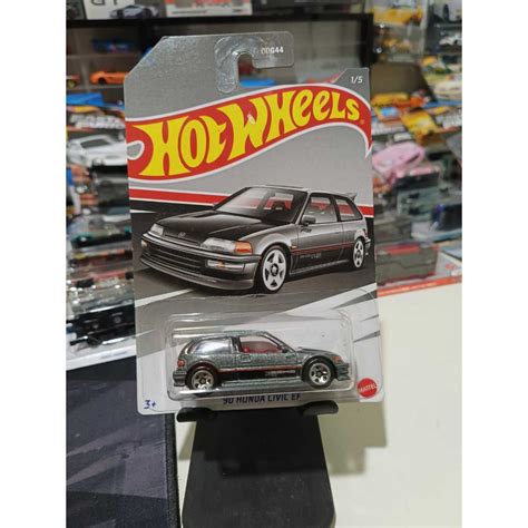 HONDA Hot Wheels 90 本田思域 EF 灰色 蝦皮購物
