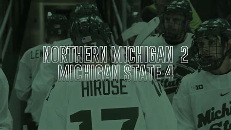 Michigan State Vs Northern Michigan Cinematic Highlight Hockey