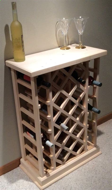 28 Bottle Lattice Style Wine Rack By Winestackers On Etsy Homemade