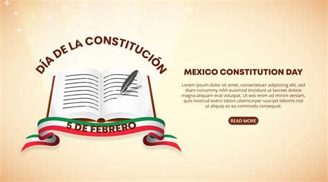 Dia De La Constitucion De Mexico Or Mexican Constitution Day Background