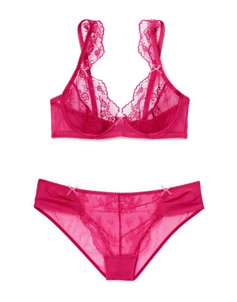 Clera Dark Pink Unlined Demi 32B 38D Adore Me