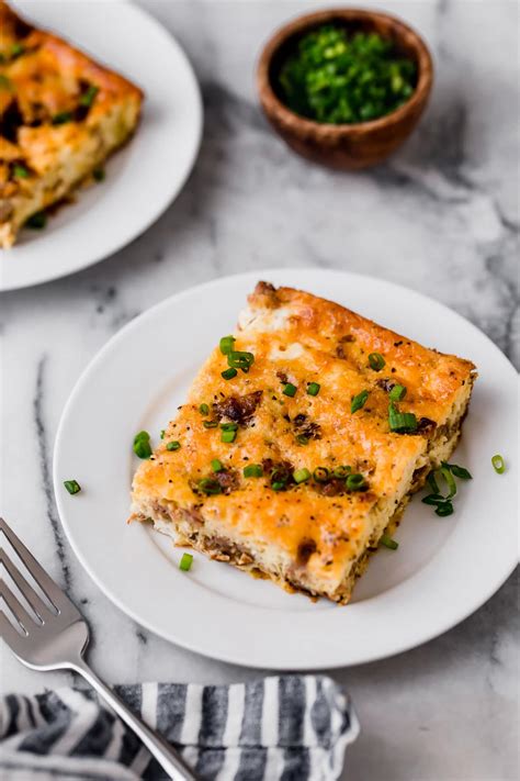 Low Carb Sausage Breakfast Casserole