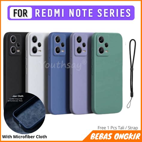 Jual Case Redmi Note Pro G Note Liquid Silicone Mircrofiber