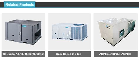 Buy Rooftop Packaged Units 16 18 Seer Inverter High Efficiency Rooftop