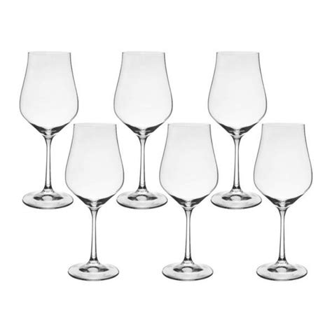 Jogo Ta As De Cristal Para Vinho Branco Ml Linha Tulipa