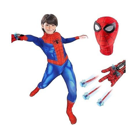 Hviero Deguisement Spider Enfant Ans Costume Spider Enfant Ave