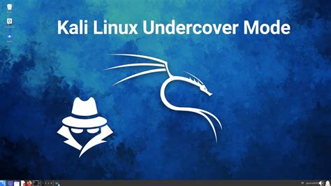 Kali Linux Undercover Mode Youtube