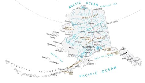 Map of Alaska – Cities and Roads - GIS Geography