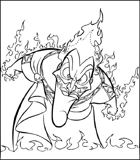 Coloriage Hades Disney Imprimer