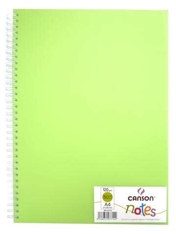 Canson Cahier De Notes Reliure Anneaux M Talliques A