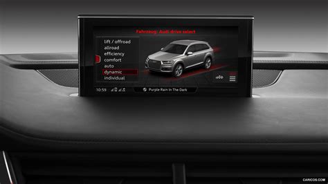 Audi Q7 2016my Central Mmi Display