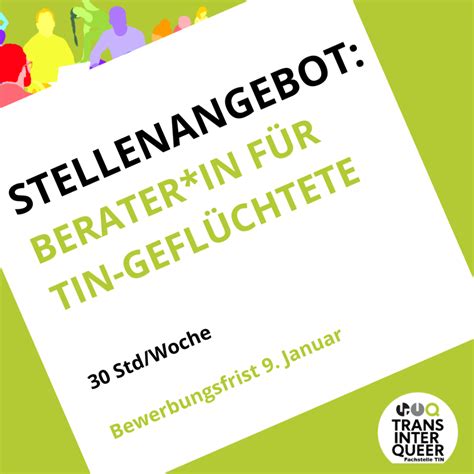 Stellenausschreibungen Transinterqueer Ev