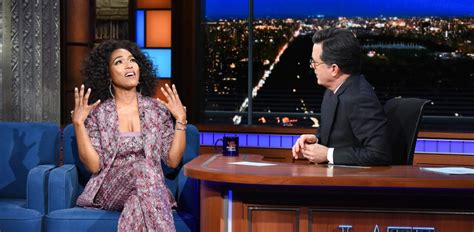 Angela Bassett Appears Jack Johnson Performs On Colberts Late Show Watch