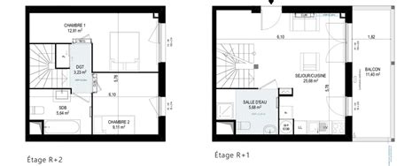 Vente duplex T3 de 62 25 m² neuf à Monteux résidence Les Jardins