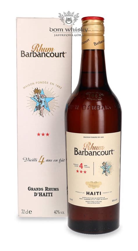 Barbancourt Letni Star Haiti Rhum Karton L Dom Whisky