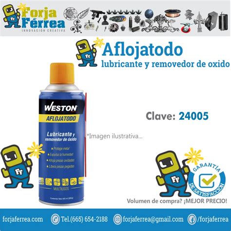 Aflojatodo Lubricante Y Removedor De Oxido Ml Forja