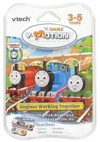 Vtech Vsmile Motion Thomas And Friends Game Cartridge Engines Working To