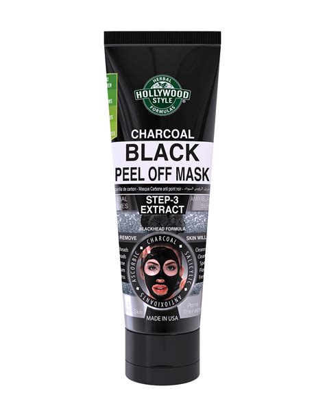 Charcoal Black Peel Off Mask - Hollywood Style