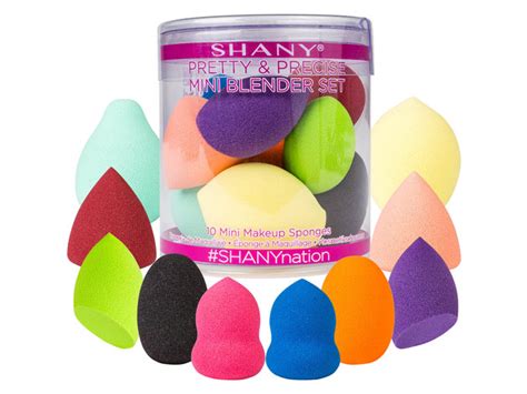 Shany Pretty Precise Mini Makeup Blender Puff Set Premium Latex