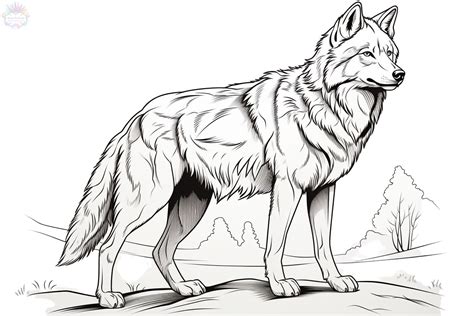 Lobo Para Colorir E Imprimir - 10