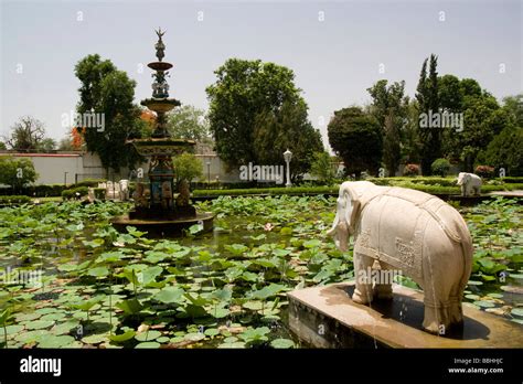 India Rajasthan Udaipur Saheliyon Ki Bari Gardens Stock Photo 24358612