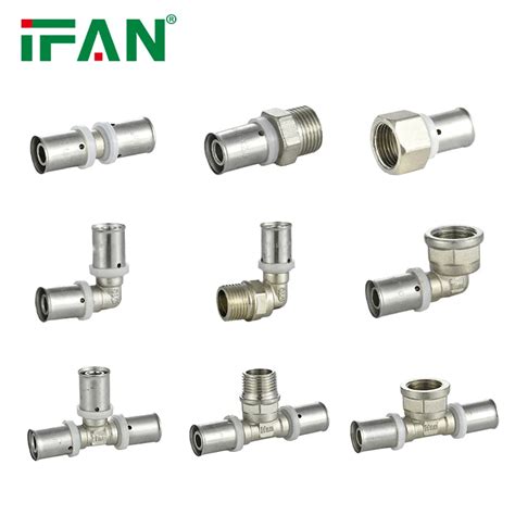 Ifan Manufacturer Pex Press Fittings Pex Al Pex Fittings Raccord