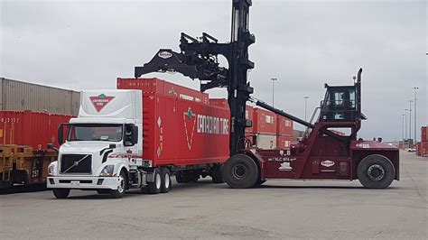 Canadian Tire And Cp Unveil 60 Ft Container In Calgary Truck News