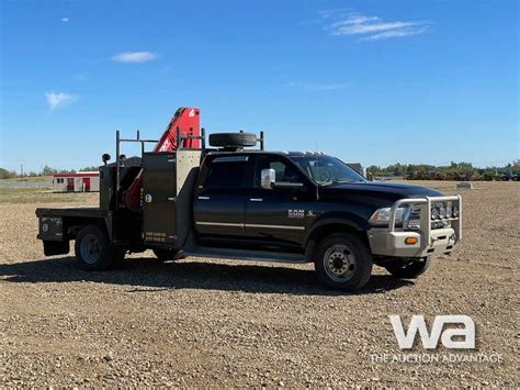 2015 Dodge Ram 5500 Laramie Crew Cab Boom Truck