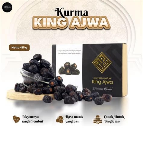 Jual Kurma King Ajwa Premium Qurma Nabi Super Asli Madinah Terbaik