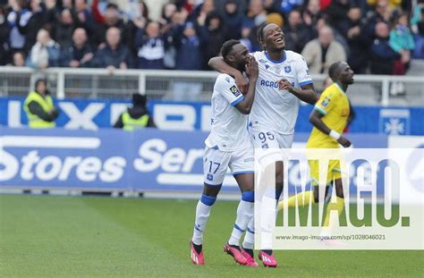 Auxerre Joie Lassine Sinyaoko Nuno Da Costa Football Auxerre Vs