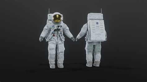 Artstation Apollo 11 A7l Spacesuit Rigged Resources