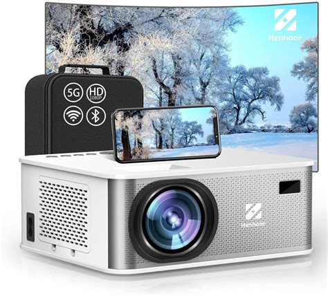 Henhoor Full Hd P G Wifi Bluetooth Projector Display