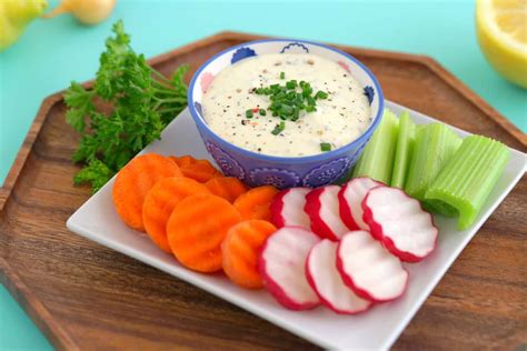 Homemade Ranch Veggie Dip Recipe Mind Over Munch