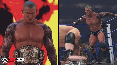 WWE 2K23 Randy Orton 09 Gameplay Catching RKO Entrance Signatures