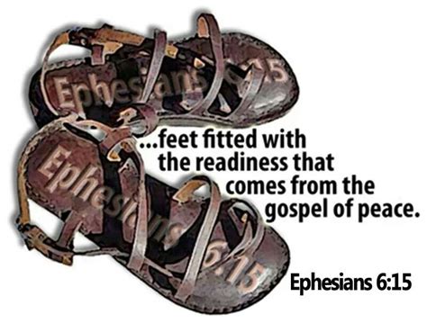 Ephesians 615 Gospel Ephesians 6 15 Armor Of God