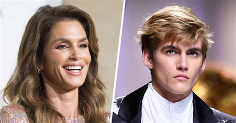 Cindy Crawford Cheers On Son Presley At Paris Fashion Week