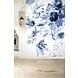 Kek Amsterdam Royal Blue Flowers Iii Bloemen Behang Living And Company