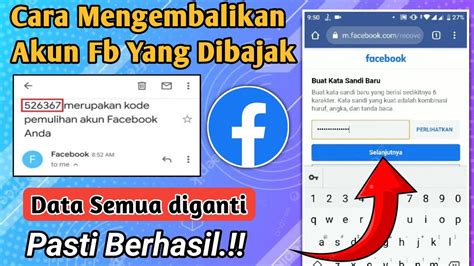 LANGSUNG KEMBALI CARA MENGEMBALIKAN AKUN FACEBOOK YANG DI BAJAK YouTube