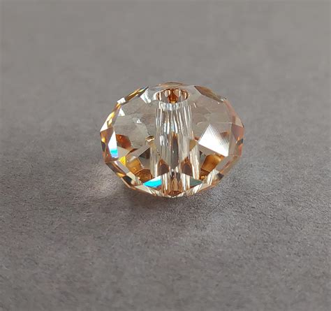 Amazon Authentic Vintage Swarovski Crystal Faceted Large Hole