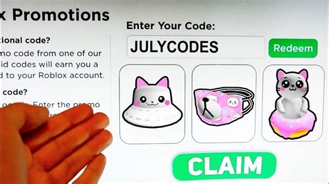 All New July Roblox Promo Codes All Free Robux Items In July