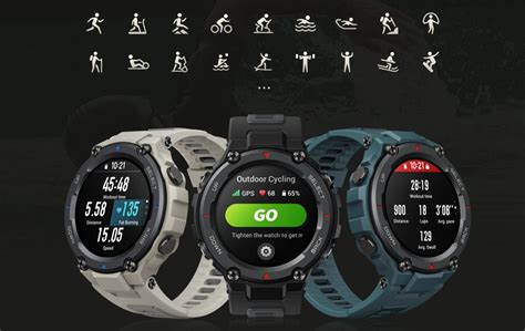 Amazfit T Rex Pro Rugged Smartwatch With M Water Resistance And