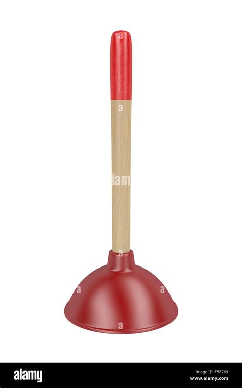 Rubber Plunger Isolated On White Background Stock Photo Alamy