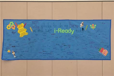 I Ready Pledge Wall For Boosting Student Commitment