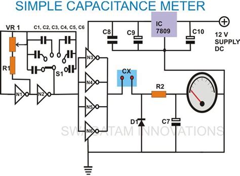 Capacitor Meter Circuit Diagram