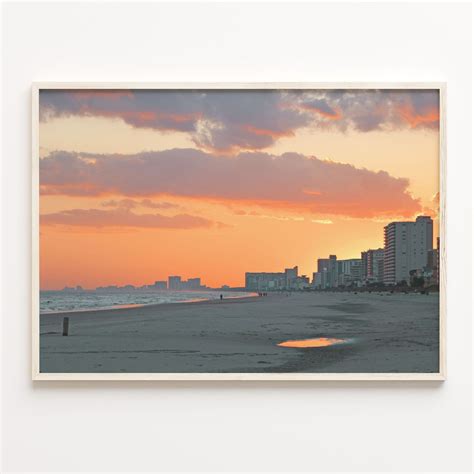 Myrtle Beach Colorful Poster Print Myrtle Beach Photo Art Decor