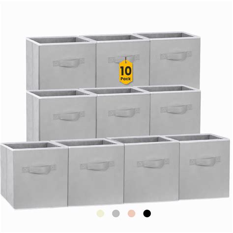 Storage Cubes Inch Cube Storage Bins Set Of Fabric