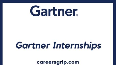 Gartner Internship Paid Internship Careers Grip