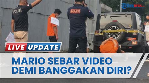 Mario Dandy Bangga Setelah Hajar David Sebarkan Video Penganiayaan