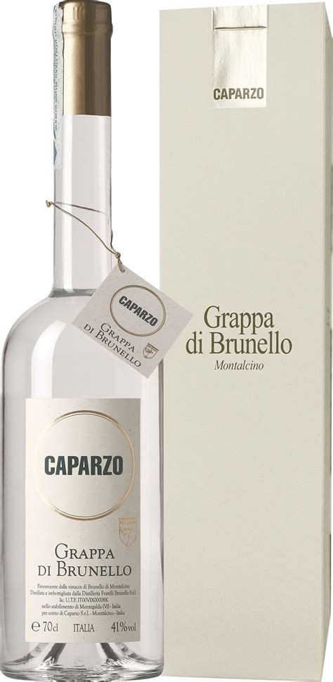 Grappa Di Brunello Caparzo M P Alkohole Wina Cygara